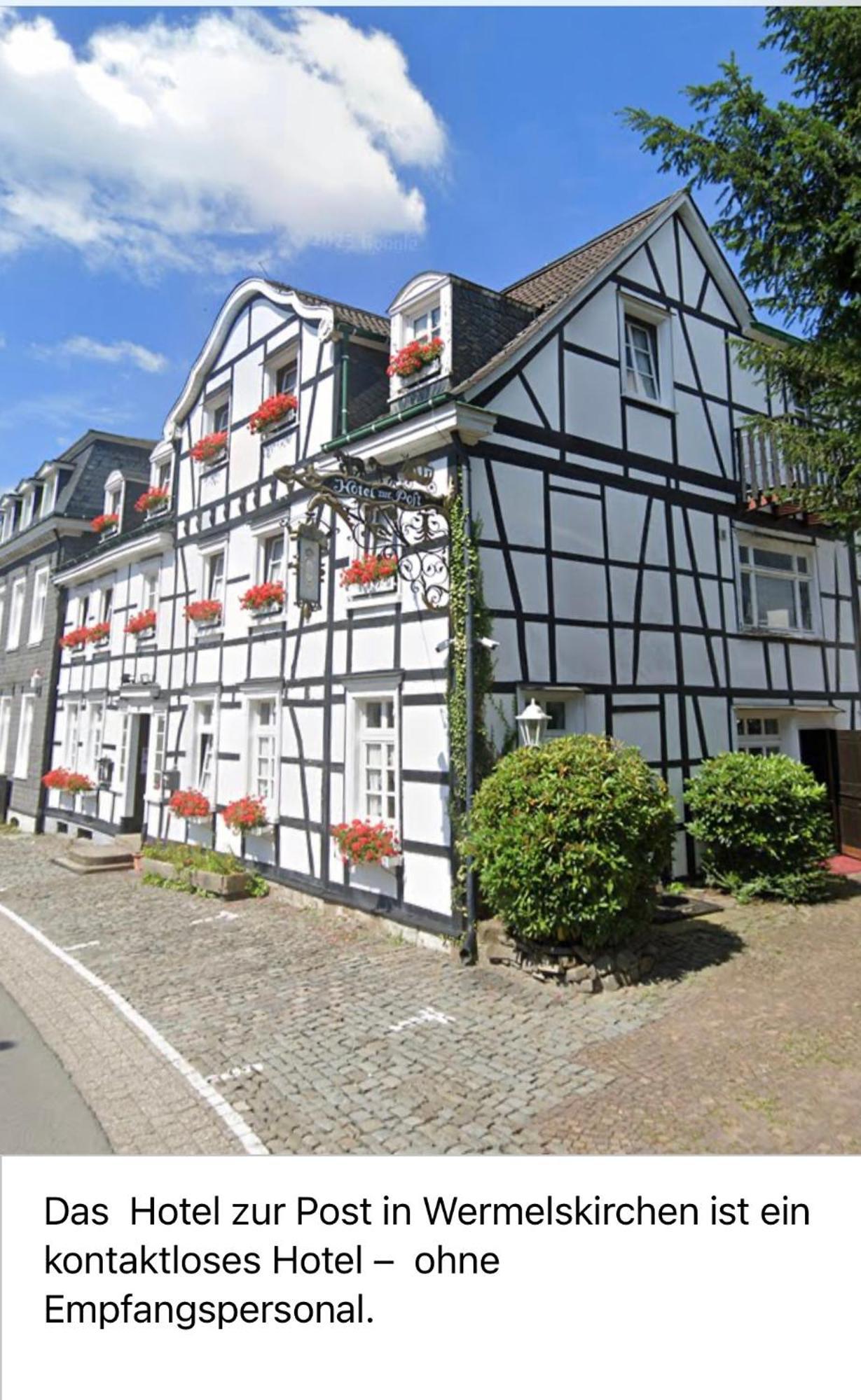 Hotel Zur Post Dabringhausen - Contactless Self Check-In Вермелскирхен Екстериор снимка